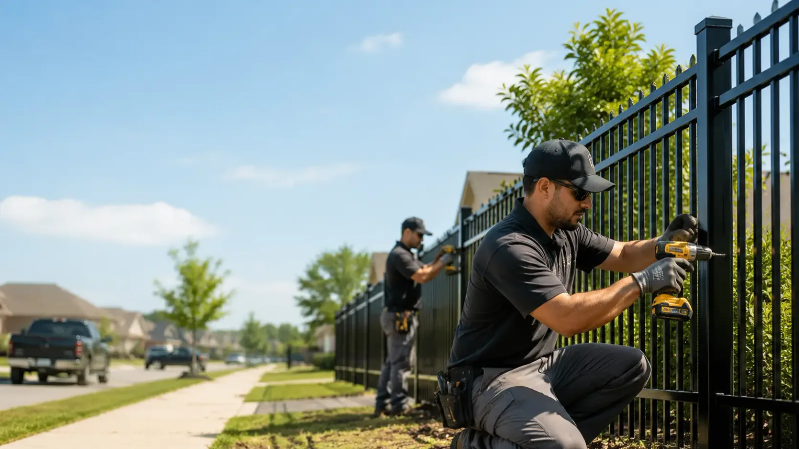 Metal Fence Installation in Akron, IA